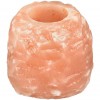 Porta candela di sale rosa dell'himalaya - l 0x0pz DOLMEN - SALI DAL MONDO