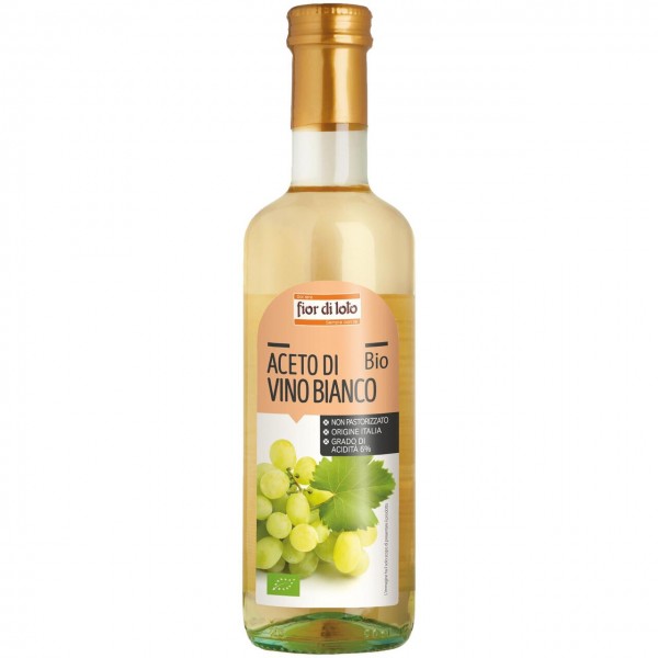 Aceto di Vino Bianco Italiano 500ml Fior di Loto