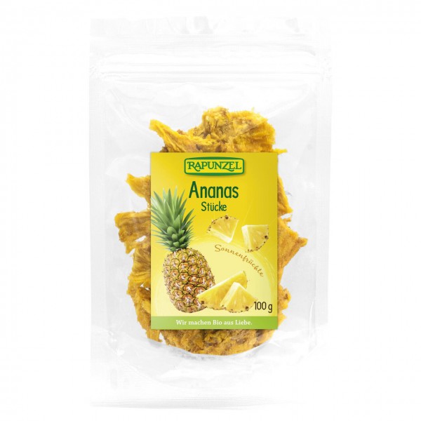 Ananas essiccato in pezzi 100g RAPUNZEL