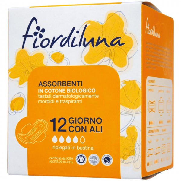 Assorbenti giorno con ali 12pz FIORDILUNA