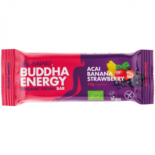 Barretta Buddha Energy Acai, Fragola e Banana 35g Iswari