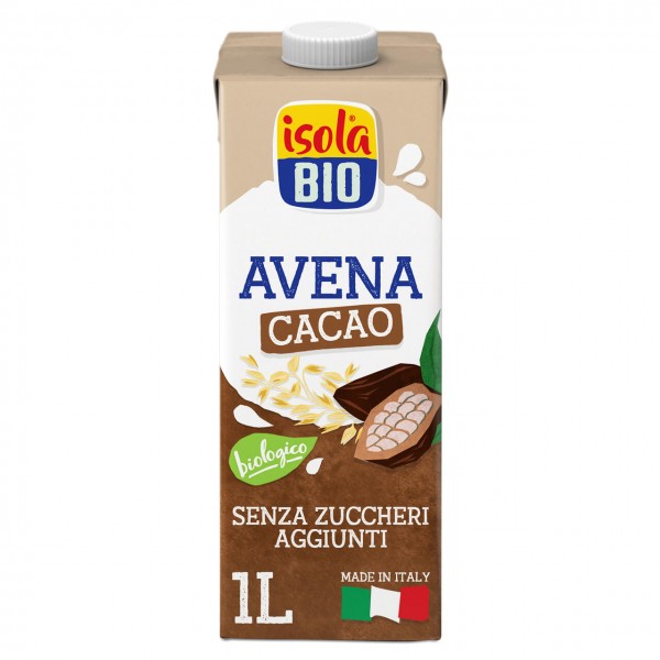 Bevanda a base di avena con cacao 1L ISOLA BIO