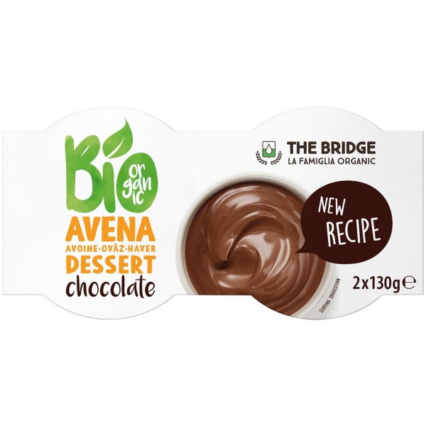 Bio avena dessert cacao 2x130g THE BRIDGE