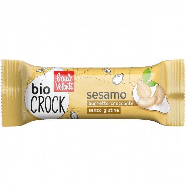 Bio Crock croccante di semi di sesamo 25g Baule Volante