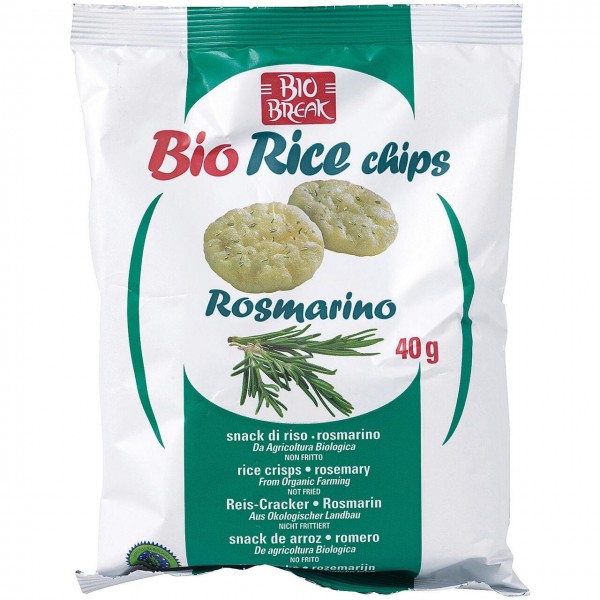 Bio rice chips al rosmarino 40g BIO BREAK
