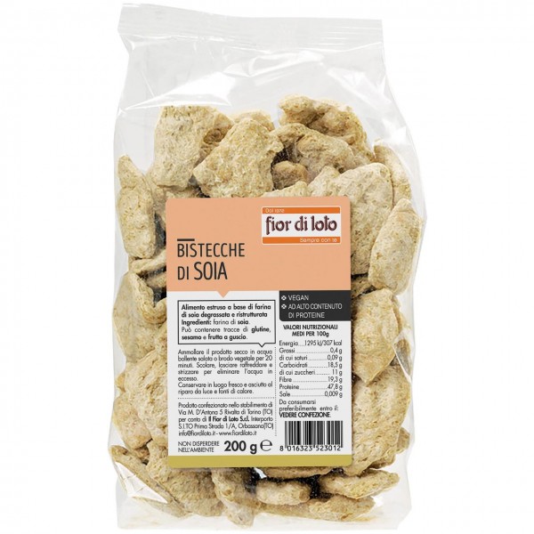 Bistecche di soia 200g FIOR DI LOTO