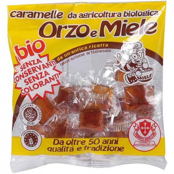 Caramelle orzo e miele 75g PRODOTTI CHIELLINI