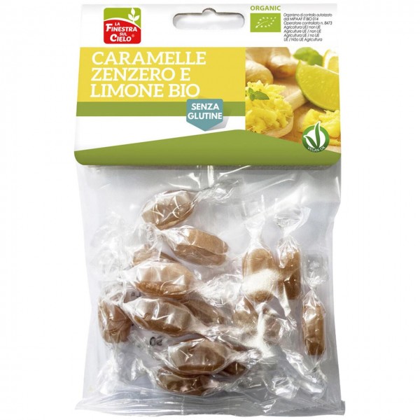Caramelle zenzero e limone 50g LA FINESTRA SUL CIELO
