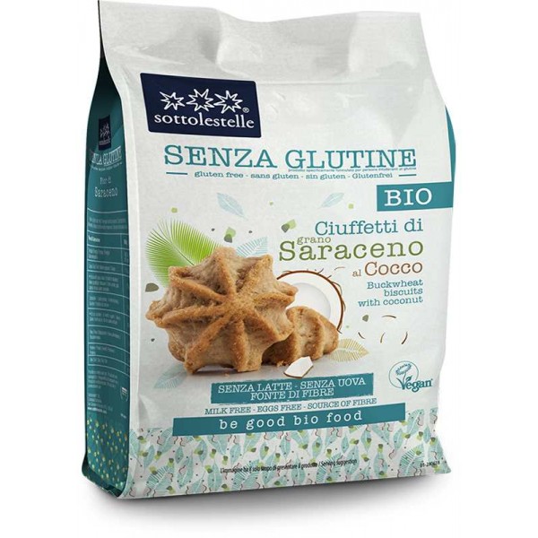 Ciuffetti di Saraceno al Cocco 250 G SOTTOLESTELLE