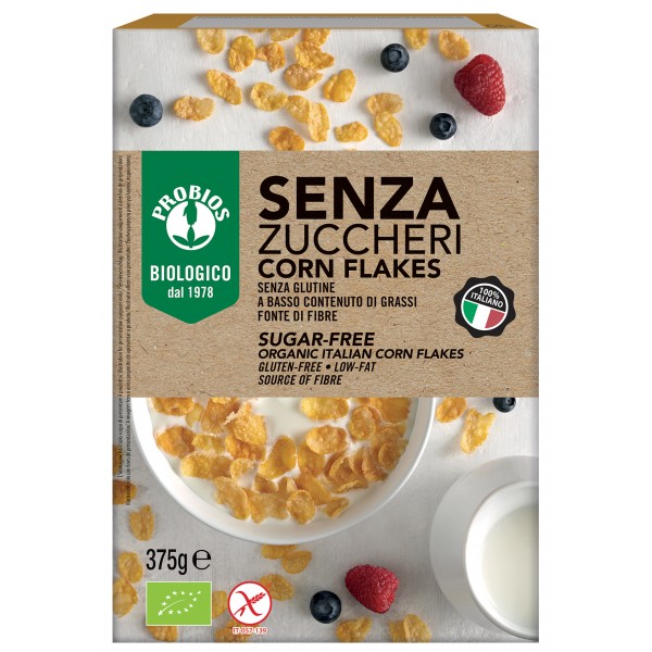 CORN FLAKES SENZA ZUCCHERI 375g PROBIOS