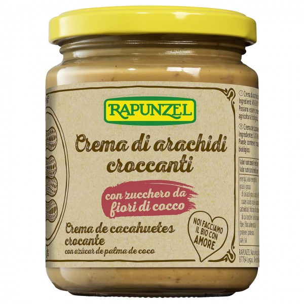 Crema di arachidi croccanti 250g RAPUNZEL