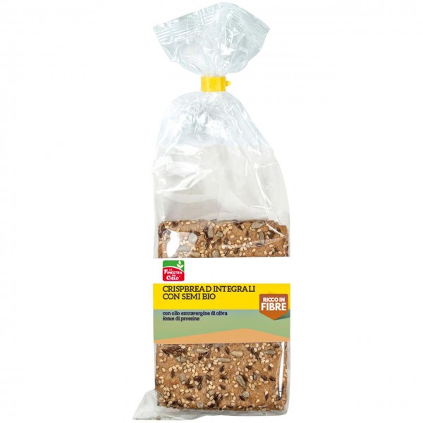 Crispbread integrali con semi 200g LA FINESTRA SUL CIELO