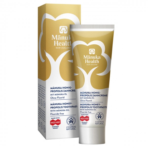 Dentifricio con miele di manuka, propoli e olio di manuka mgo400+ 75ml MANUKA HEALTH