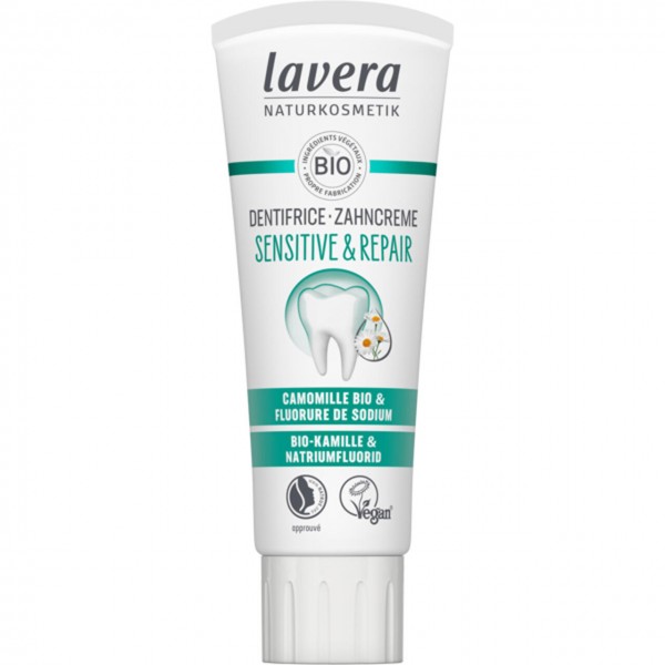 Dentifricio sensitive & repair 75ml LAVERA