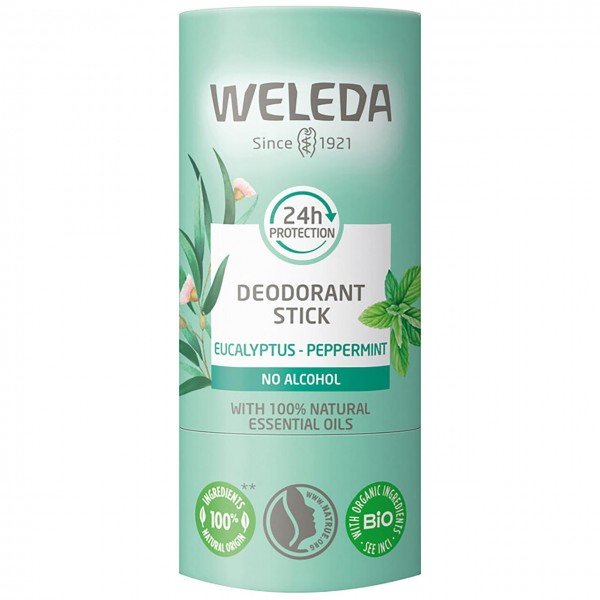 Deodorante stick eucalipto e menta piperita 50g WELEDA