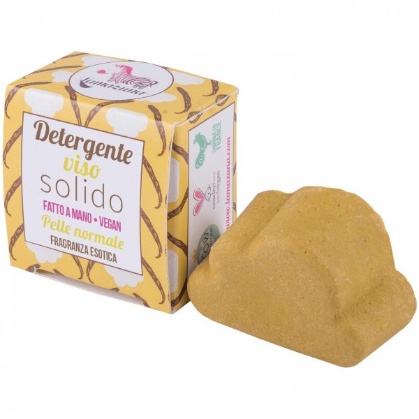 Detergente viso solido fragranza esotica - per pelle normale 25g LAMAZUNA