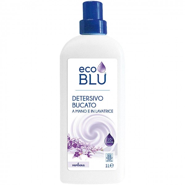 Detersivo bucato in lavatrice e a mano profumo verbena 1L ECO BLU