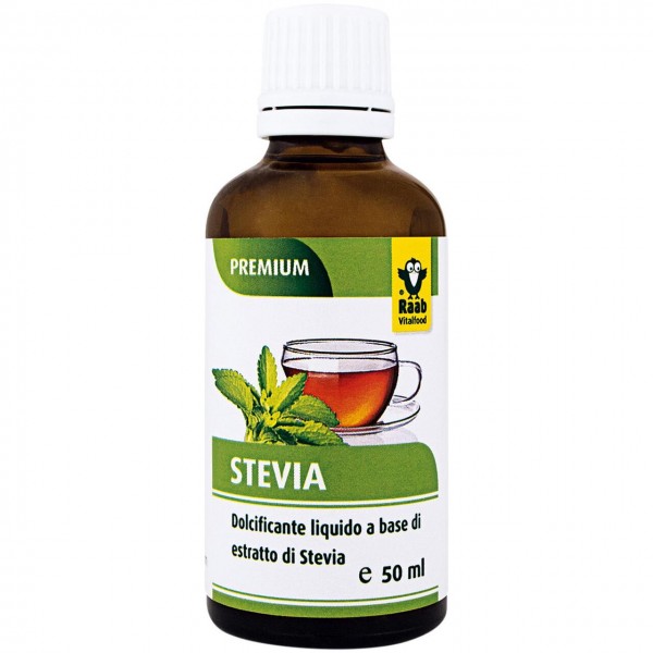 Dolcificante a base di estratto di Stevia liquido 50ml RAAB