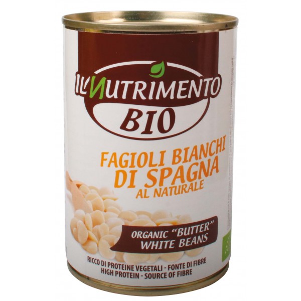 FAGIOLI BIANCHI DI SPAGNA AL NATURALE 400g IL NUTRIMENTO