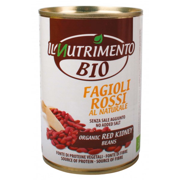 FAGIOLI ROSSI AL NATURALE 400g IL NUTRIMENTO