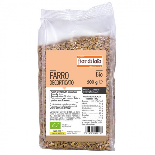 Farro decorticato 500g FIOR DI LOTO