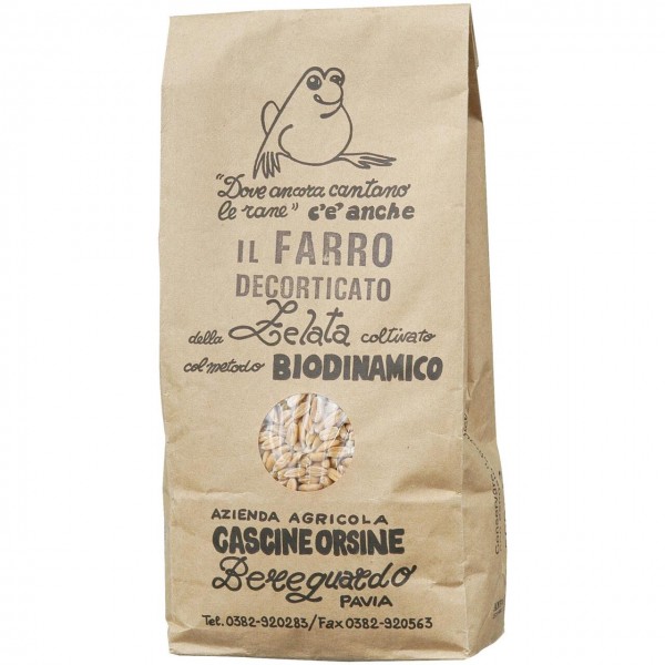 Farro spelta decorticato demeter 500g CASCINE ORSINE