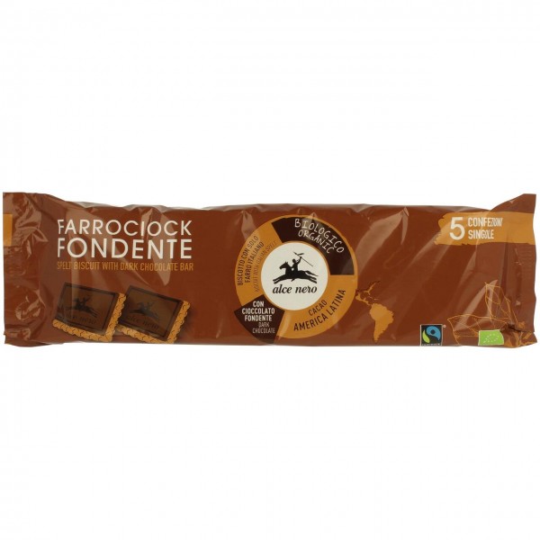 Farrociok fondente - multipack 5x28g ALCE NERO FAIRTRADE
