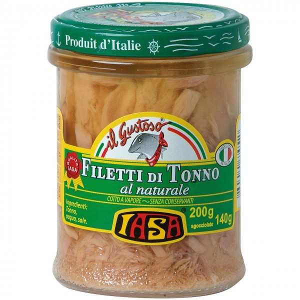 Filetti di tonno al naturale 200g IASA