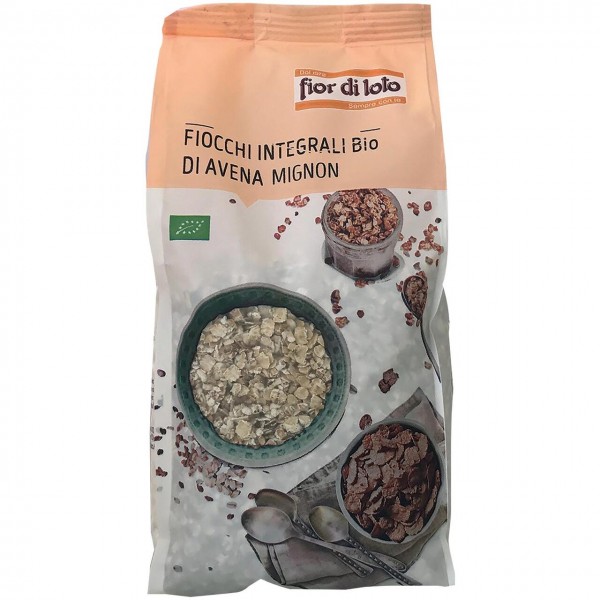 Fiocchi Integrali d'Avena Mignon 500g Fior di Loto