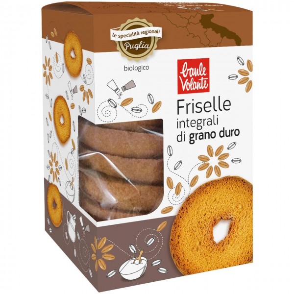 Friselle integrali di grano duro 250g BAULE VOLANTE