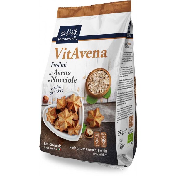 Frollini di avena con nocciole 250g SOTTOLESTELLE