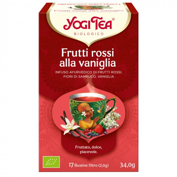 Frutti rossi alla vaniglia 34g YOGI TEA