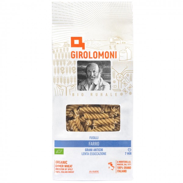 Fusilli bianchi di farro 500g GIROLOMONI