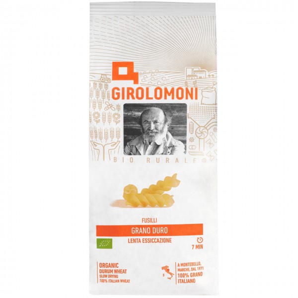 Fusilli bianchi trafilato al bronzo 500g GIROLOMONI