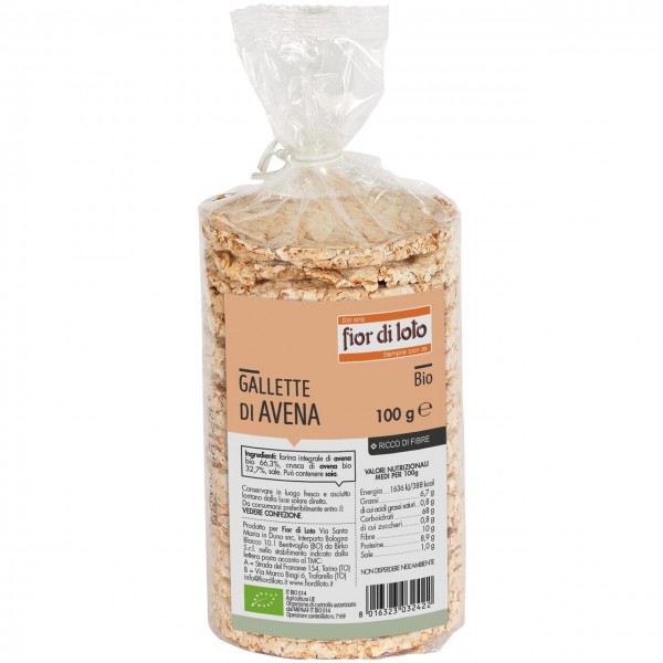 Gallette di avena 99% 100g FIOR DI LOTO