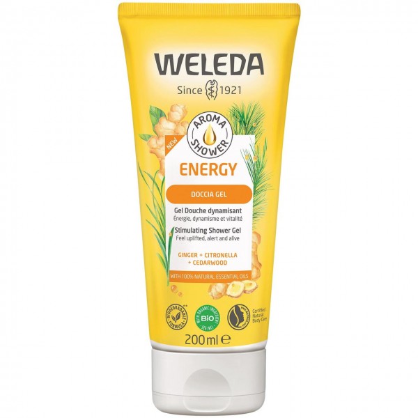 Gel doccia energy zenzero citronella e legno di cedro 200ml WELEDA