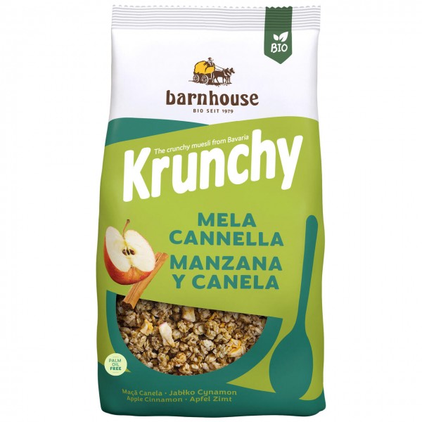 Granola Mela e Cannella Krunchy Sun 375g BARNHOUSE