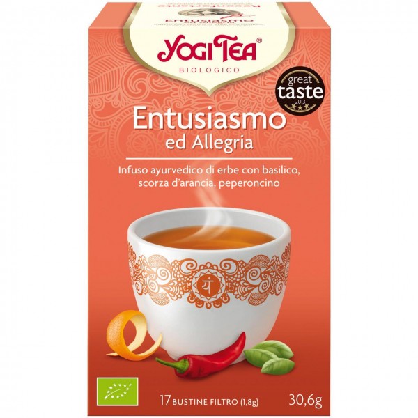 Infuso entusiasmo ed allegria 30,6g YOGI TEA