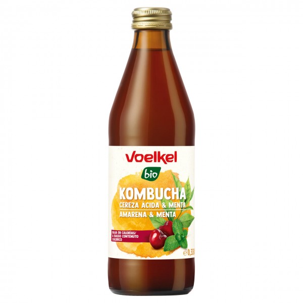 Kombucha amarena e menta 330ml VOELKEL