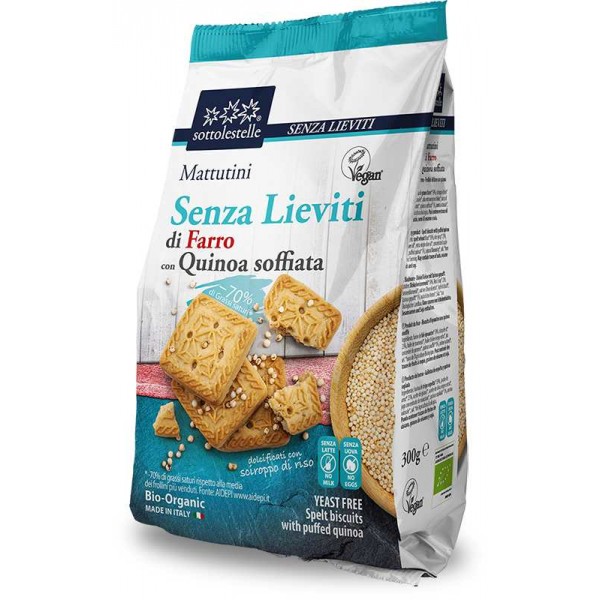 Mattutini di farro e quinoa soffiata 300g SOTTOLESTELLE
