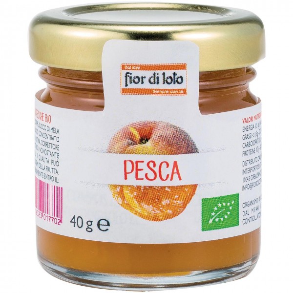 Mini composta di Pesca 40g Fior di Loto