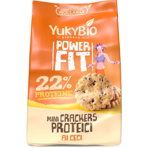 MiniCrackers Proteici Ceci 150 G YUKYBIO