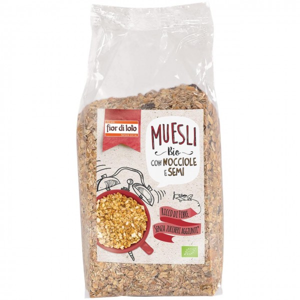 Muesli con nocciole e semi 750g FIOR DI LOTO