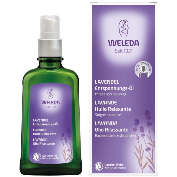 Olio corpo rilassante alla lavanda 100ml WELEDA