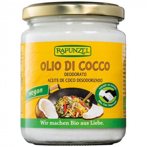 Olio di cocco deodorato 200g Rapunzel