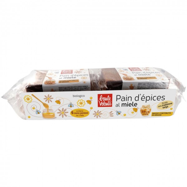 Pain d'épices al miele - multipack 6x40g BAULE VOLANTE
