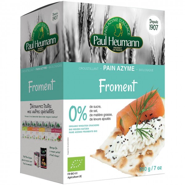 Pane azimo di frumento 200g PAUL HEUMANN