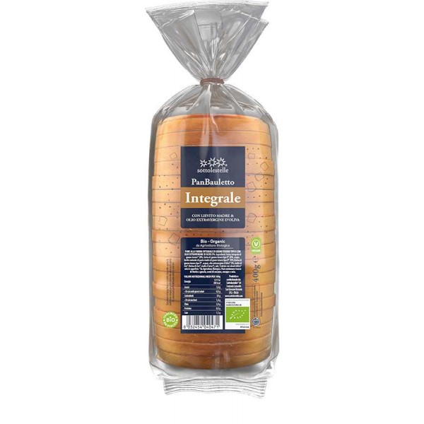 Pane in bauletto di frumento integrale 400g SOTTOLESTELLE