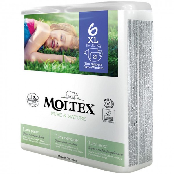 Pannolini 6 XL 16-30kg Moltex 