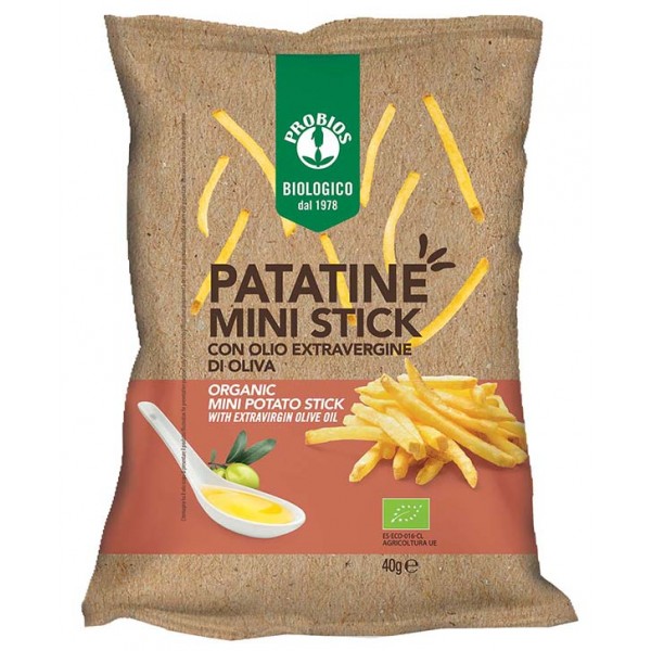 PATATINE MINI STICK 40g PROBIOS